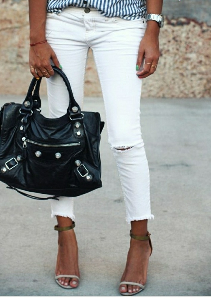 White Zara jeans